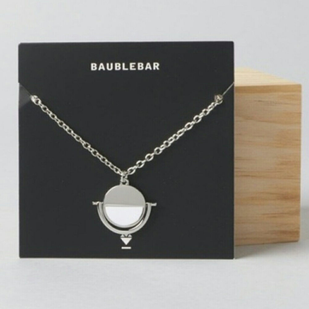 BaubleBar Snowfall Pendant Necklace